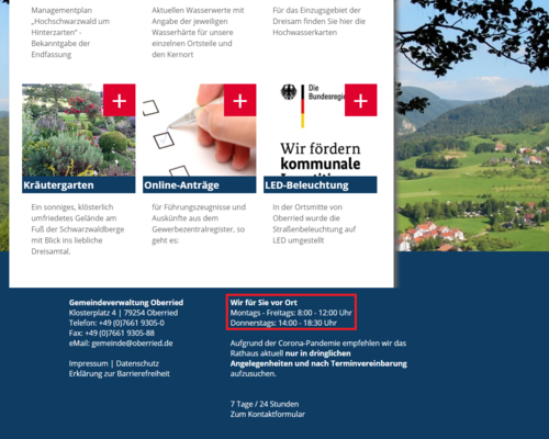 Footer Gemeinde Oberried