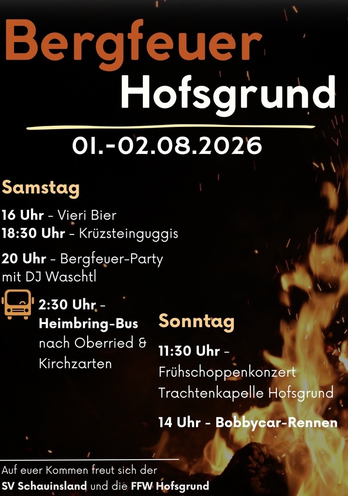 Bergfeuer 2026